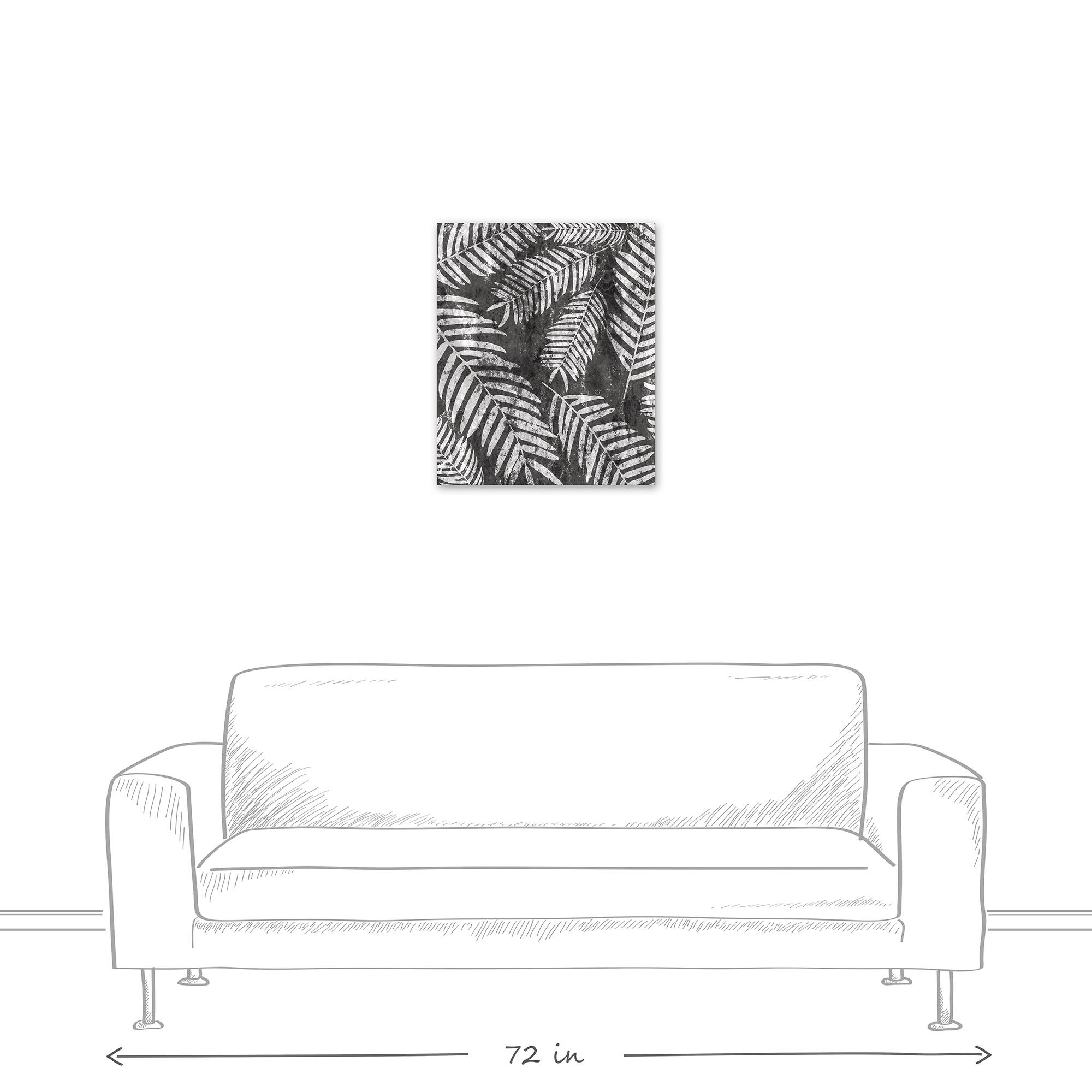 Fern Texture Pattern Canvas Wall Art